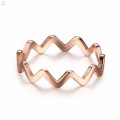 Rose Gold Stainless Steel Crown Wedding Couples Purity Rings Jewelry